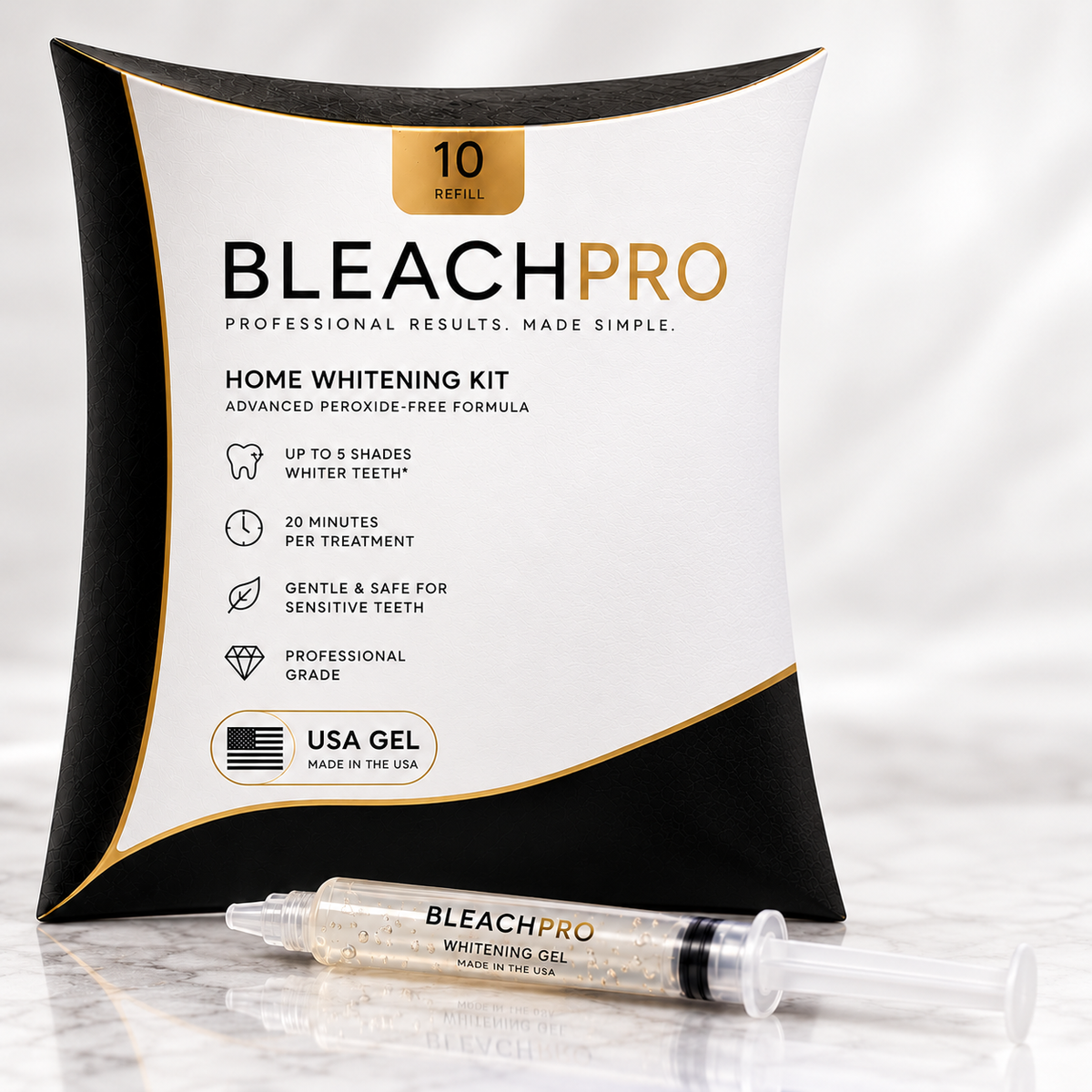 BleachPro Otthoni fogfehérítő utántöltő | 10 kezelésre